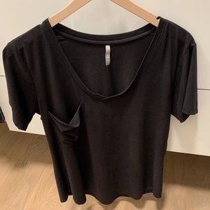 Z-Supply Faux Suede V-Neck Tee